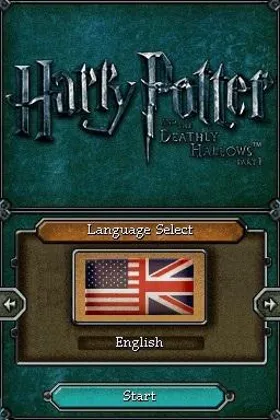 Harry Potter and the Deathly Hallows - Part 1 (USA) (En,Fr,Es) screen shot title